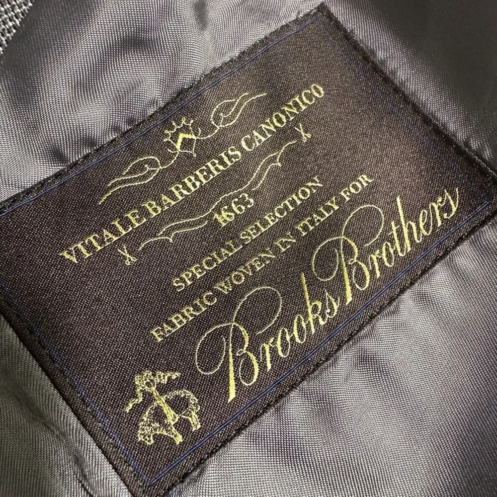 BROOKS BROTHERS Regent VITALE BARBERIS CANONICO Men Blazer Sport Coat Jacket 43R